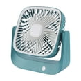 thumbnail image 1 of Summer Compact Portable Long Lasting USB Fan Mini Fan, 3-Speed Quiet Desktop Cooler with 270° Rotating Head, Foldable Hook & Non-Slip Base, Easy-Clean Cover, USB Powered for Home, Office or Travel, 1 of 9