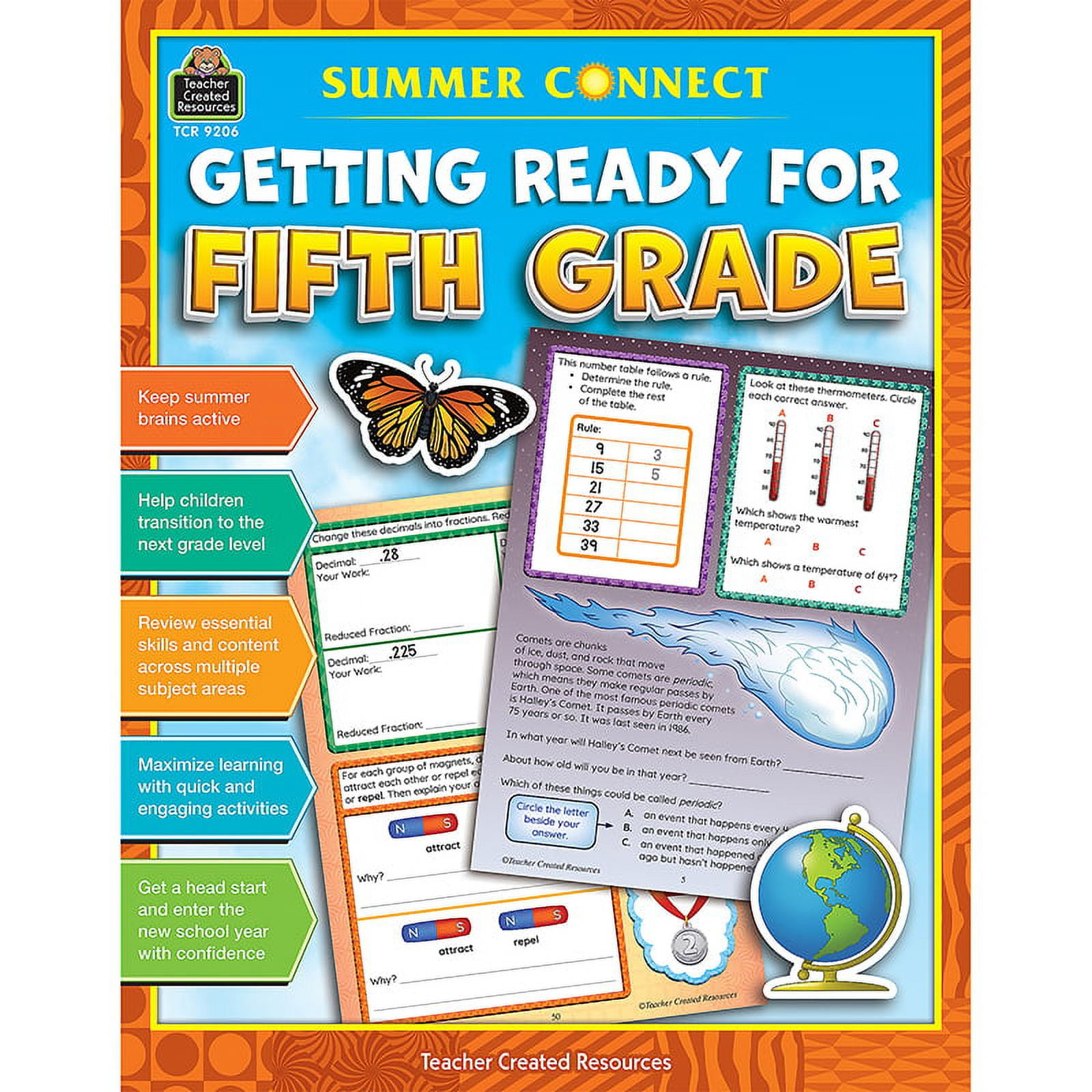 Summer Connect: Getting Ready for Fifth Grade [TCR9206] - Walmart.com