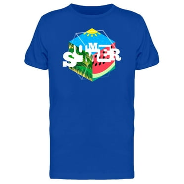 Summer Cool Doodles T-Shirt Men -Image by Shutterstock, Male Large