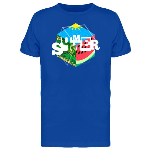 Summer Cool Doodles T-Shirt Men -Image by Shutterstock, Male Medium