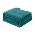 thumbnail image 1 of Summer Cool Lightweight Blanket - 39.3x27.5 All Season Breathable Polyester Quilt Thermal Plush Bed Blanket Machine Washable (Green/B)​, 1 of 9
