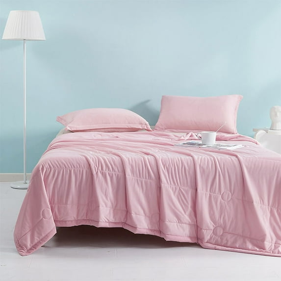 Summer Cool Quilt, Air Conditioner Quilt, Double Children's Thin Washable Summer Quilt, Polyester Fiber Lightweight Bedding, 100x80cm