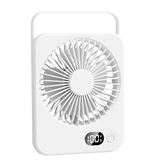 Summer Cool Savings Amvlyk Rechargeable Long Battery-Thin Desktop Fan High Wind Power-Quiet Folding Handheld Desktop Fan
