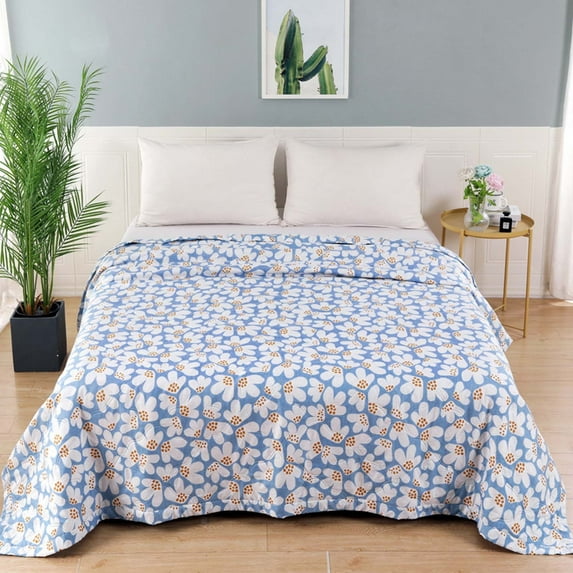 Summer Cooler Quilt Blanket,Cooling Blankets for Hot Sleepers,Cool and Comfortable Double Sided Cold Effect Blanket Cool Fiber Soft Blanket Summer Cool Conditioning Quilt