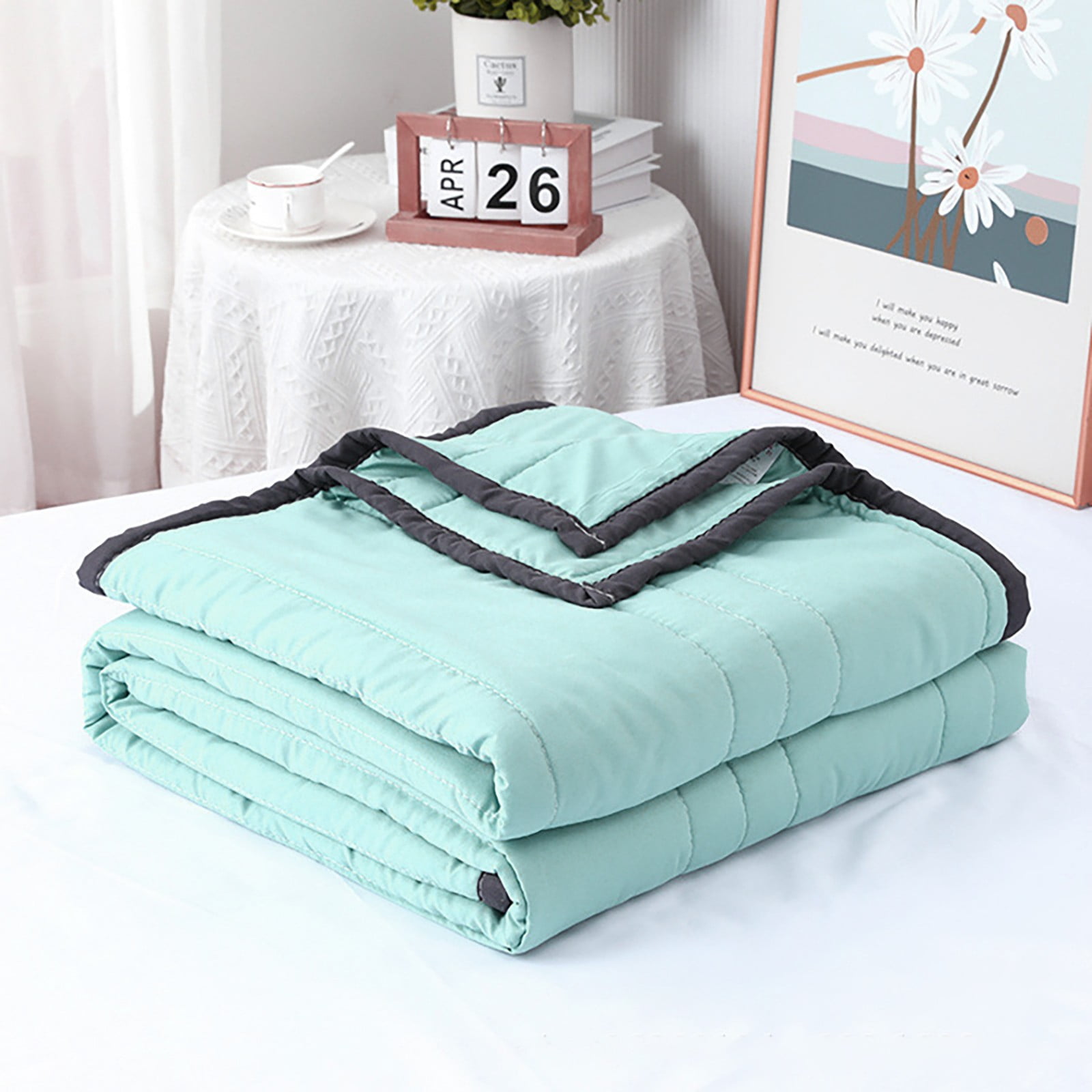 Summer Cooler Quilt for Hot Sleepers and Night Sweats Ice Blanket for Sleeping Cooler Comforter
