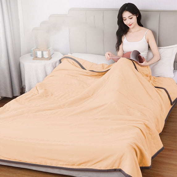 Summer Cooler Quilt For Hot Sleepers And Night Sweats Ice Blanket For Sleeping Cooler Comforter Double Cold Effect Blanket Cooler Fiber Ice Blanket For All Season Lightweight,Cooling Blanket