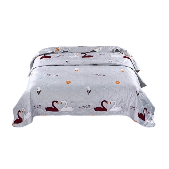 Summer Cooling Air-Conditioning Comforter, Double-Sided Cool Design Soft Fluffy Cooling Blanket for Night Sweats Hot Sleeper (59"x78.7")