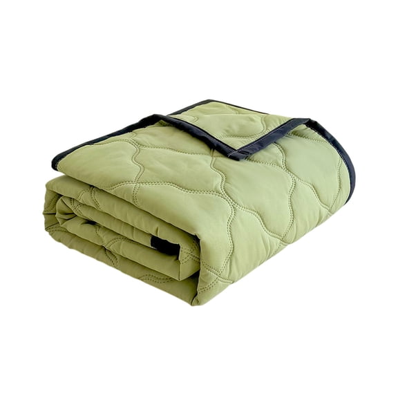 Summer Cooling Air Conditioning Quilt 150x200cm, Ice Silk Lightweight Machine Washable Summer Blanket, Dorm Bedroom Temperature Regulating Throw, Practical Heat Relief Gift