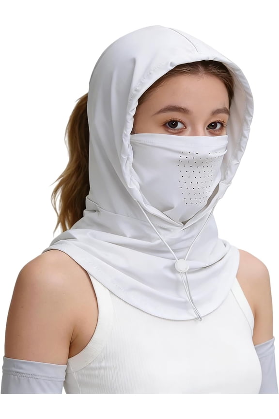Summer Cooling Balaclava Sun UV Protection with Air Holes Breathable Cover Full Mask for Cycling Fishing