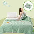 thumbnail image 1 of Summer Cooling Blanket,59.06x39.37in Ice Silk Air Conditioner Quilt Washable Lightweight Bedding for Hot Sleepers, 1 of 7
