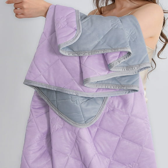 Summer Cooling Blanket for Hot Sleepers, Breathable Lightweight Air Conditioning Throw, Temperature Regulating Comforter for Bed Couch Travel, All Season Soft Cool Tech Blanket for Home Office