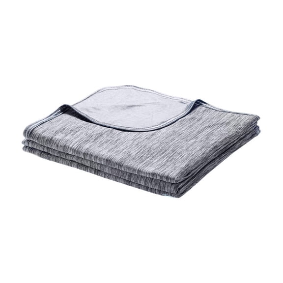Summer Cooling Blanket Ice Silk Nylon Breathable Lightweight 3 Layer Throw Fast Heat Dissipation Quick Dry Machine Washable for Bed Sofa All Season Sleeping