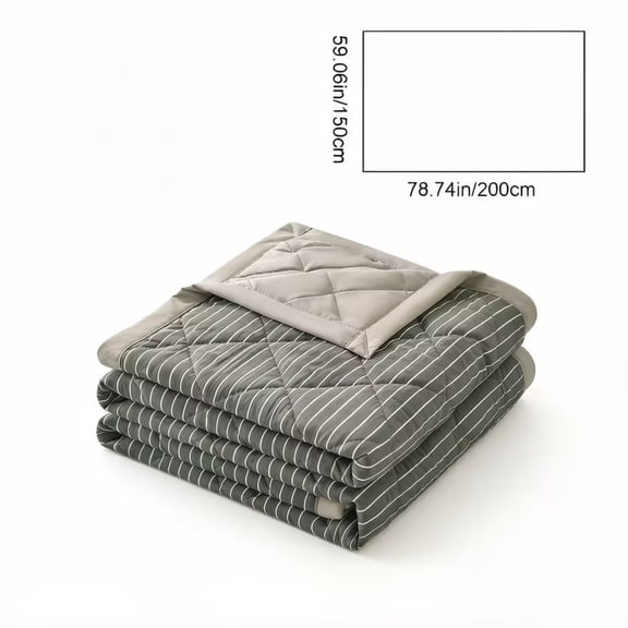 Summer Cooling Comforter - Breathable Cotton-Spandex Blend, Moisture-Wicking, All-Season Lightweight Quilt for Better Sleep and Temperature Regulation