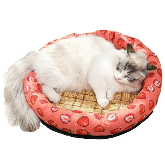 Summer Cooling Dog Bed, Soft Chew Proof Dog Bed For Crate, Cooling Mat For Cats Squishmallow Dog Bed Pet Self Cooling Mat - S(13.78")