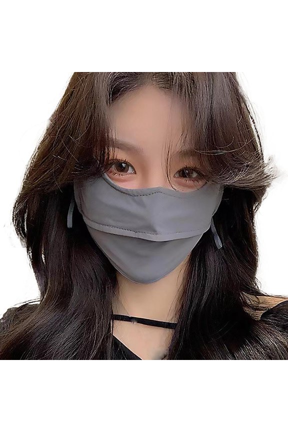 Summer Cooling Face Mask Unisex, Adjustable Dust Mask for Running Walking Motorcycle, UPF Protection Sunscreen Gaiter