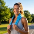 thumbnail image 1 of Summer Cooling Ice Scarf Neck Cooler, Portable Ice Bag Shoulder Wrap & Head Cooling Device, Lightweight Breathable Neck Wrap For Outdoor Exercise And Travel, 1 of 7