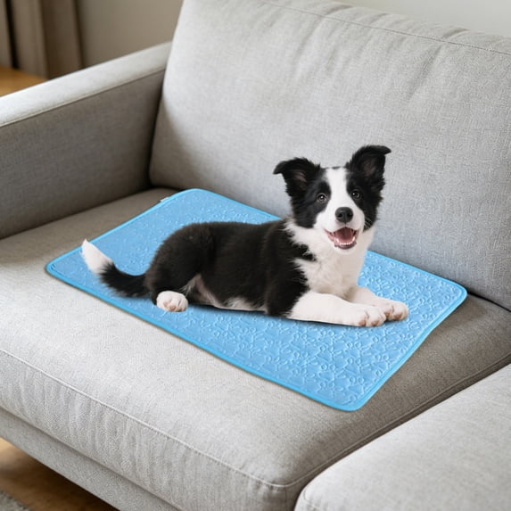 Summer Cooling Mat for Dogs, Washable Ice Silk Self Dog Bed Medium Size Dogs Small Large Dogs, Sleeping Dog Cooling Mat for Bed, Indoor & Outdoor Floor, Car Seats