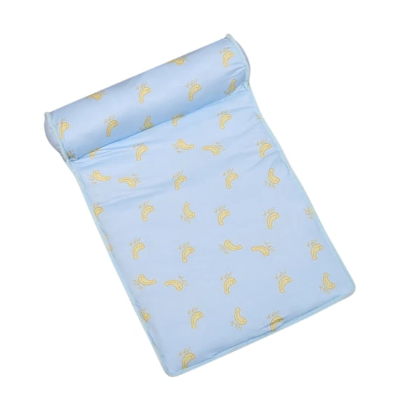 Summer Cooling Mat | Ice Silk Pet Bed with Soft Cotton Padding | Portable Foldable Cushion for Dogs & Kids | 1 Pack