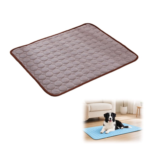 Summer Cooling Mat & Sleeping Pad, Water Absorption Top Cooling Mat for Pets & Adults, Portable EZ Clean Keep Cool Mat for Travel(XS, 1PC )
