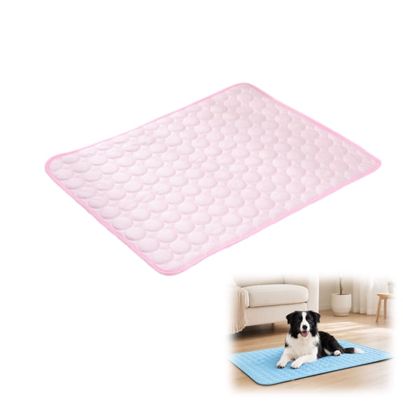 Summer Cooling Mat & Sleeping Pad, Water Absorption Top Cooling Mat for Pets & Adults, Portable EZ Clean Keep Cool Mat for Travel(XS, 1PC )