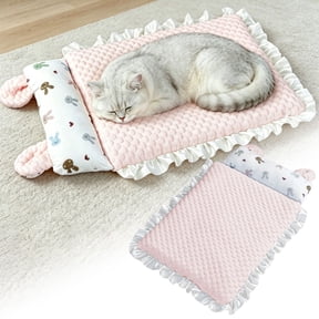 Summer Cooling Mat & Sleeping Pad- Water Absorption Top, Materials Safe, Easy Carry, EZ Clean. Keep Cooling for Pets, Kids and Adults.(Blue, 29*28*13")