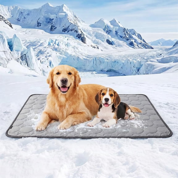 Summer Cooling Mat & Sleeping Pad- Water Absorption Top, Materials Safe, Easy Carry, EZ Clean. Keep Cooling for Pets, Kids and Adults.