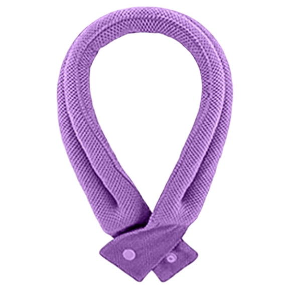Summer Cooling Neck Wrap with Moisture Retention Tech Reusable Ice Scarf for Runners Hikers Golfers Outdoor Enthusiasts(Purple