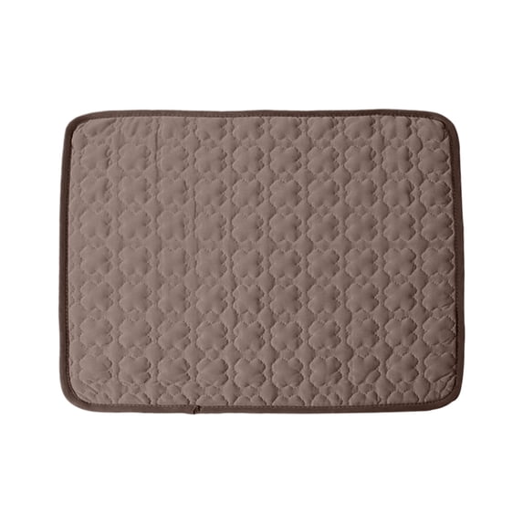 Summer Cooling Pet Mat with Ice Silk Cover for Dogs Cats,Portable Washable Non-Slip Pad with Cotton Padding for Kennel Sofa Bed Floor