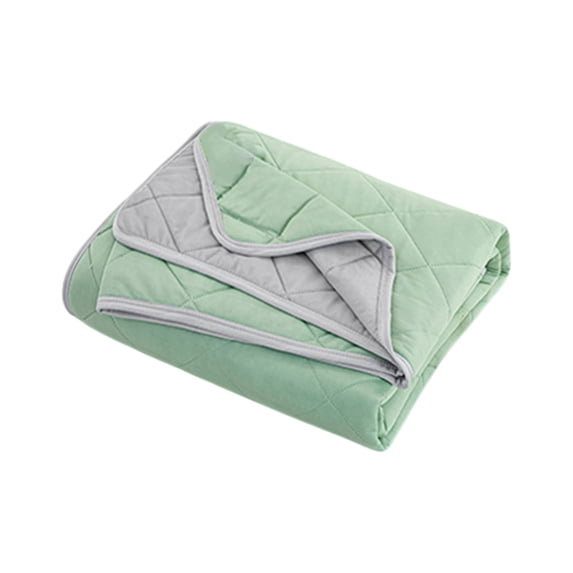 Summer Cooling Quilt - Breathable Ice Silk Blanket for Hot Nights, Washable, Lightweight, Moisture-Wicking & Skin-Friendly for Refreshing Sleep