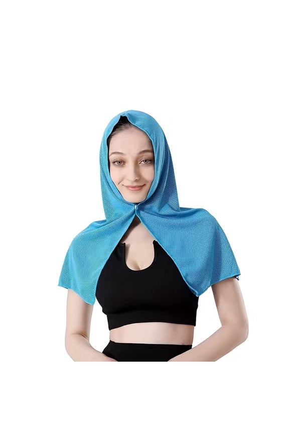 Summer Cooling Sun Hat Sweat-Absorbent Quick-Dry Ice-Cool Towel Sports Multifunctional Cold-Feel Headband for Men Women Outdoor Running Hiking Fishing