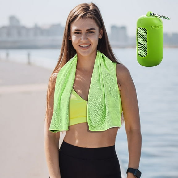 Summer Cooling Towel for Outdoor Fitness – Ice Silk Technology, Instant Cold Feeling – Reusable & Machine Washable A