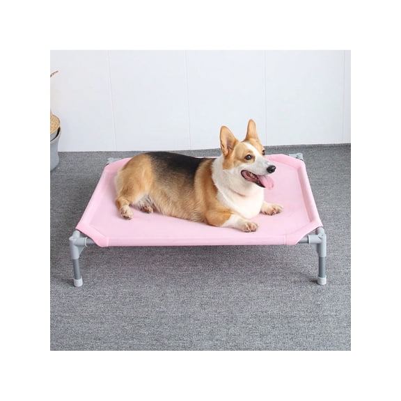 Summer Coolingbed for Large Dogs, Outdoor Indestructible Elevated Dog Bed, Waterproof Washable Extra Large Dog Bed, Dog Cots Beds for Large Dogs