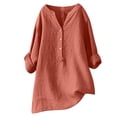 thumbnail image 1 of Summer Cotton Linen Tank Tops Women Sleeveless Square Neck Tees Shirts Elegant Solid Color Lightweight Comfy Blouses, 1 of 6