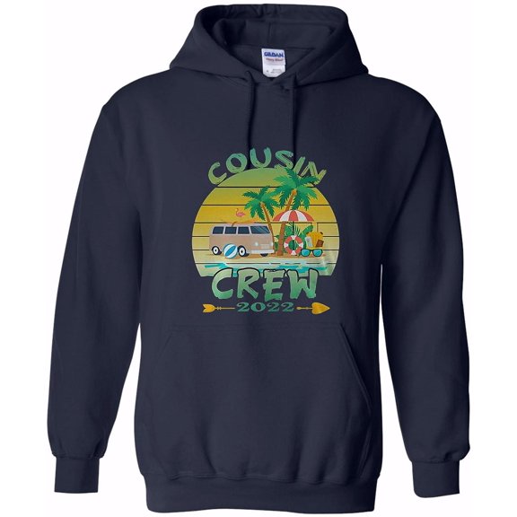 Summer Cousin Crew Vacation 2022, Beach, Cruise, Family Reunion, Gift, Trip Fun Hoodie Unisex, up to 5XL