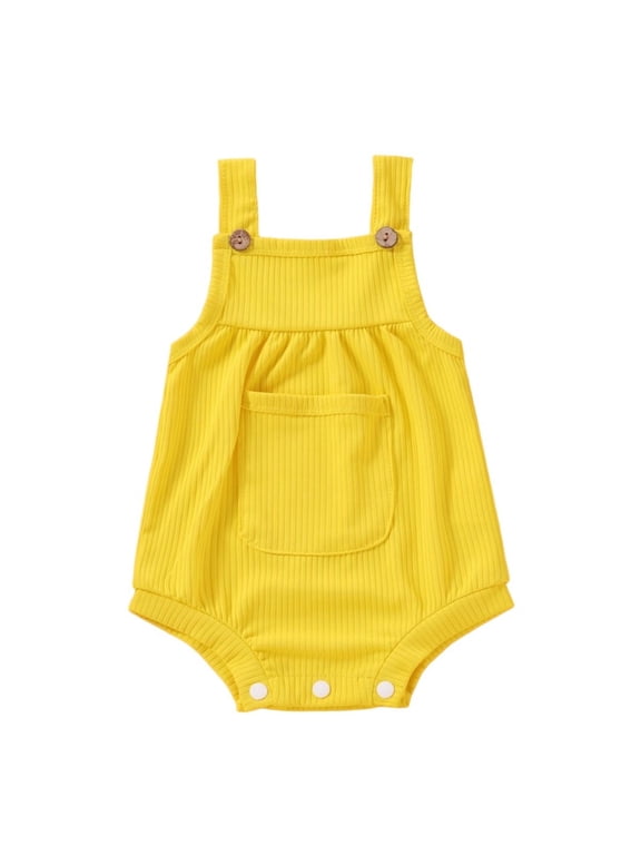 Summer Coverall for Newborn Girls Cool Playdate Friend Visit Baby Apparel Airy Outdoor Stroll Warm Day Crawling Wear Comfortable Home Play Lounge
