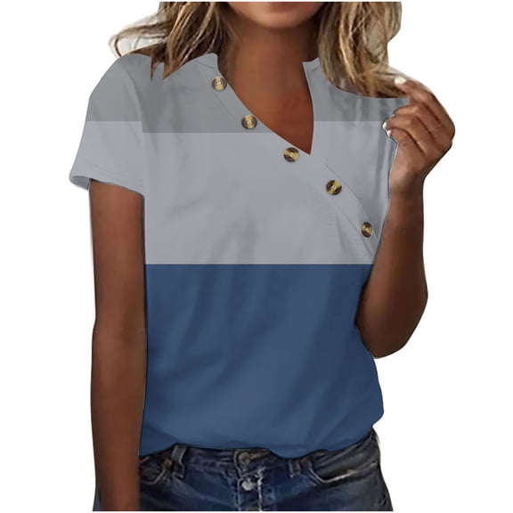 Summer Crop Tank Tops for Women White Elegant Blouses for Women Shirts for Women Trendy Plus Size Slim Fit Tees for Women Short Sleeve Button Up Shirts for Women Print