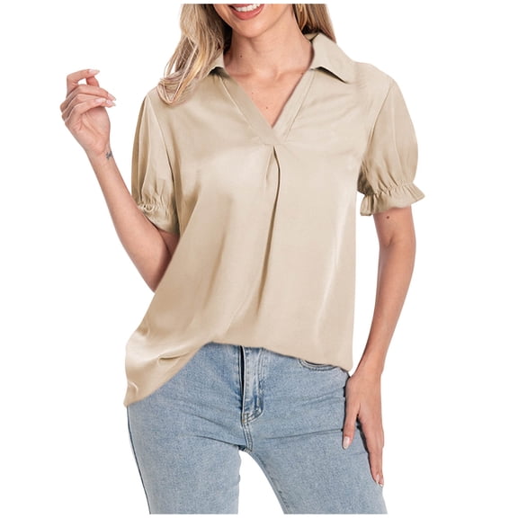 Summer Crop Tops for Women 2025 Womens Blouses for Work Professional Black Plus Size Shirts With Built In Bra Casual Summer Clothes for Women Over 50 Womens Fashion Tops