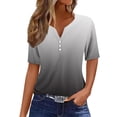 thumbnail image 1 of Summer Crop Tops for Women 2025 Plus Size Shirts for Women Dressy Black Tees Slim Fit, 1 of 5