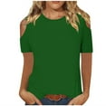 thumbnail image 1 of Summer Crop Tops for Women 2025 Womens Blouses Dressy Casual Long Short Sleeve Shirts for Women Loose Fit Womens Workout Tops Womens Fashion Tops, 1 of 6