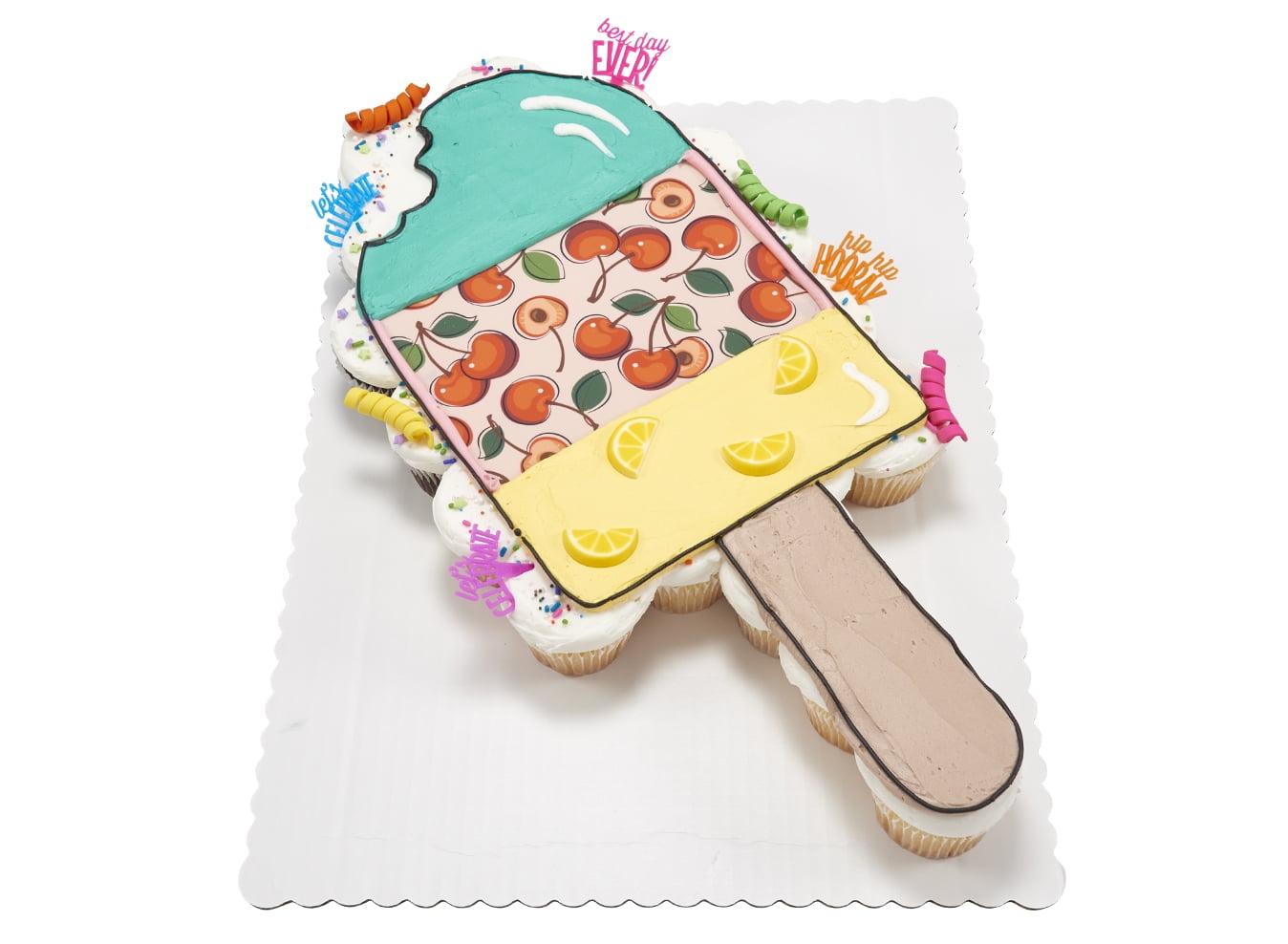 Summer Cupcake Cake