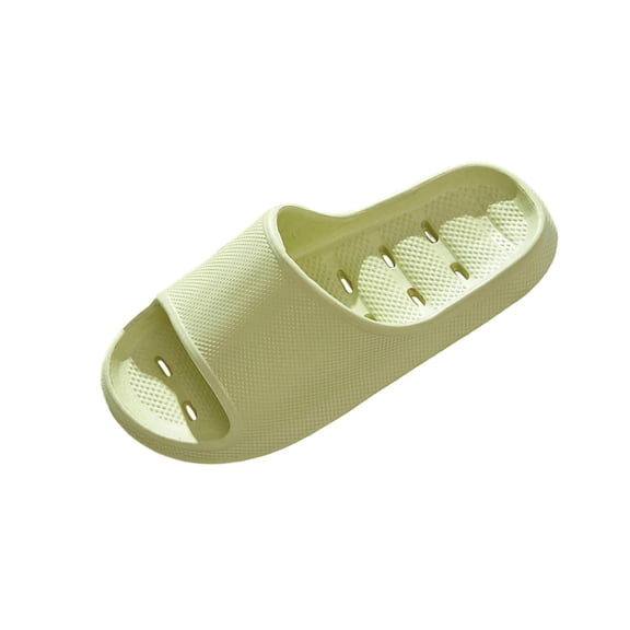 Summer Cushionaire Sandals For Women Home Slippers Suitable For All Seasons Couples Indoor And Outdoor Thick-Soled Soft-Soled Lightweight Bathroom Slippers Green Sandals For Women Size 6.5-7