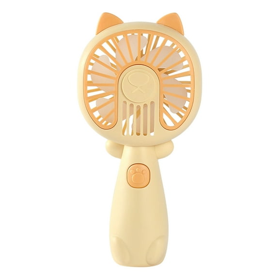 Summer Cute Pet Series Mini Handheld Fan USB Rechargeable Student Activities Small Gifts