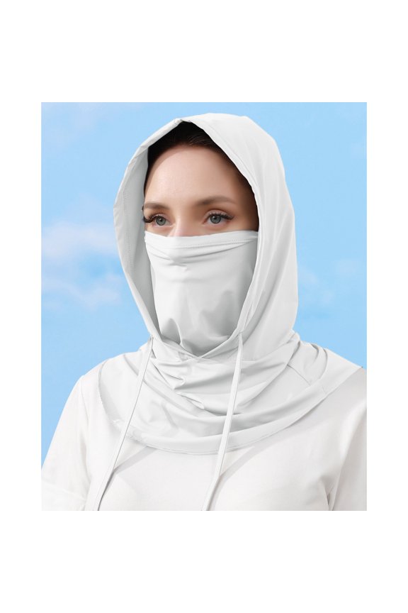 Summer Cycling Face - Lightweight Unisex Sun with Scarf for Wind Resistance and Full Facial Coverage