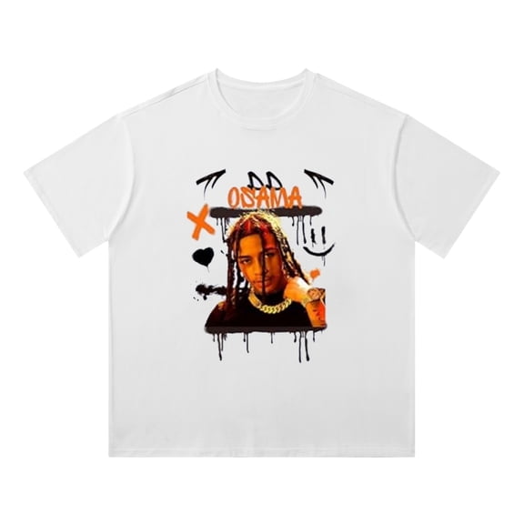 Summer DD Osama Merch T-shirt 2D Printed Design Cotton Round Neck Short Sleeve Top