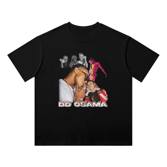 Summer DD Osama Merch T-shirt 2D Printed Design Cotton Round Neck Short Sleeve Top