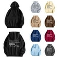 thumbnail image 1 of Kctiaxy Black Graphic Hoodies for Women Long Sleeve Crewneck Pullover Sweatshirt Solid Color Causal Loose Warm Sweater Jacket Fall Winter Fashion with Pockets, 1 of 5