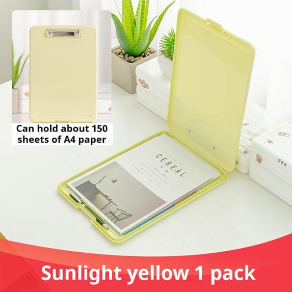 Summer Deals Clearance 2025! Rvasteizo File Organizer and Storage, A4 File Box File Storage File Box Multifunctional File Box Plastic Transparent Folder Storage