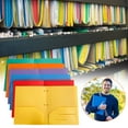 thumbnail image 1 of Rvasteizo File Organizer and Storage, Plastic Folders With Pockets Heavy Duty Pocket Folders Letter Size File Folders For Documents Office School, 1 of 5