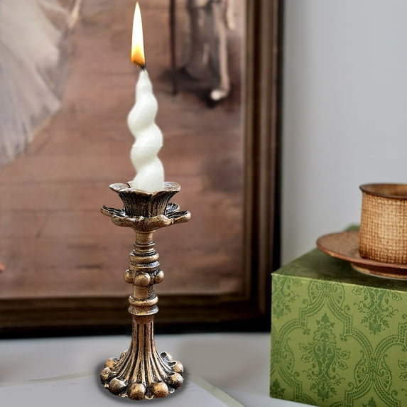 Rvasteizo Home Office Decor, Candle Holders Candlestick Thicker Metal Candle Sticks Set for Wedding Christmas Party Dining Table Table Centerpiece Decor