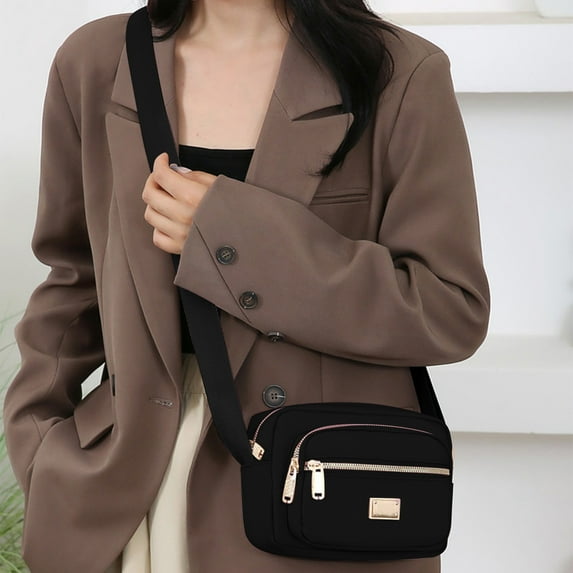 Under $5! Rvasteizo Crossbody Bag for Women Men, Messenger Bag Large Capacity Purpose Casual Hand Shoulder Bag Suitable For Traveling Fitness Shopping